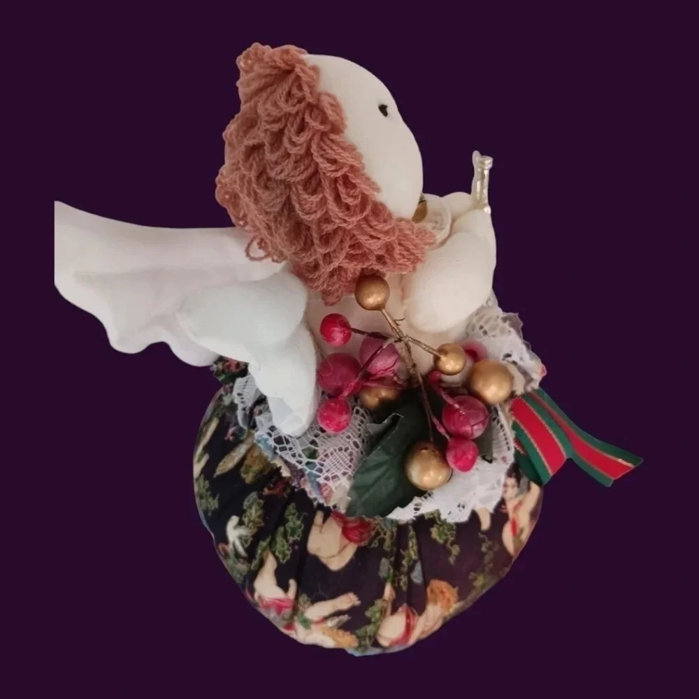Vtg stuffed little angel